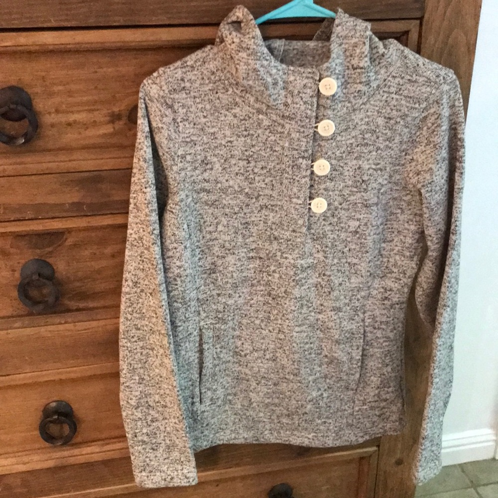 Columbia Women's Heathered Gray Button-Up Jacket